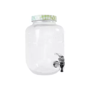Distributeur de boissons WAKI GLASS 4L - ø15.5x25cm - Verre transparent